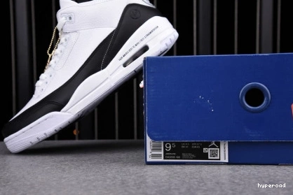 Hyperoad WHITE FRAGMENT JORDAN BLACK AIR 3 0828
